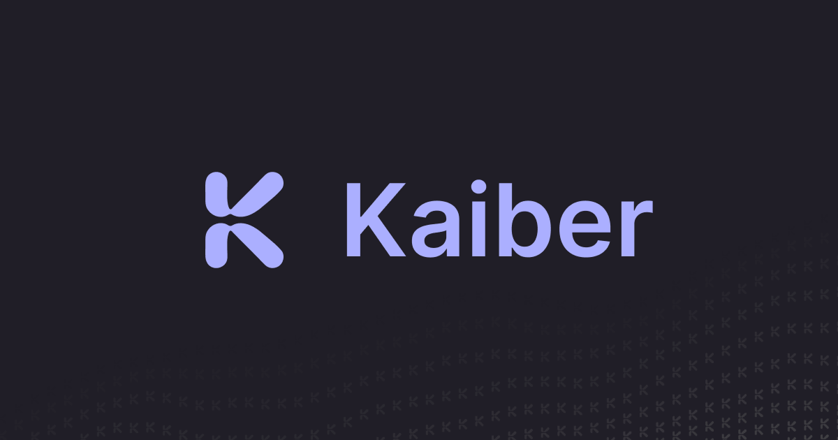 Kaiber banner